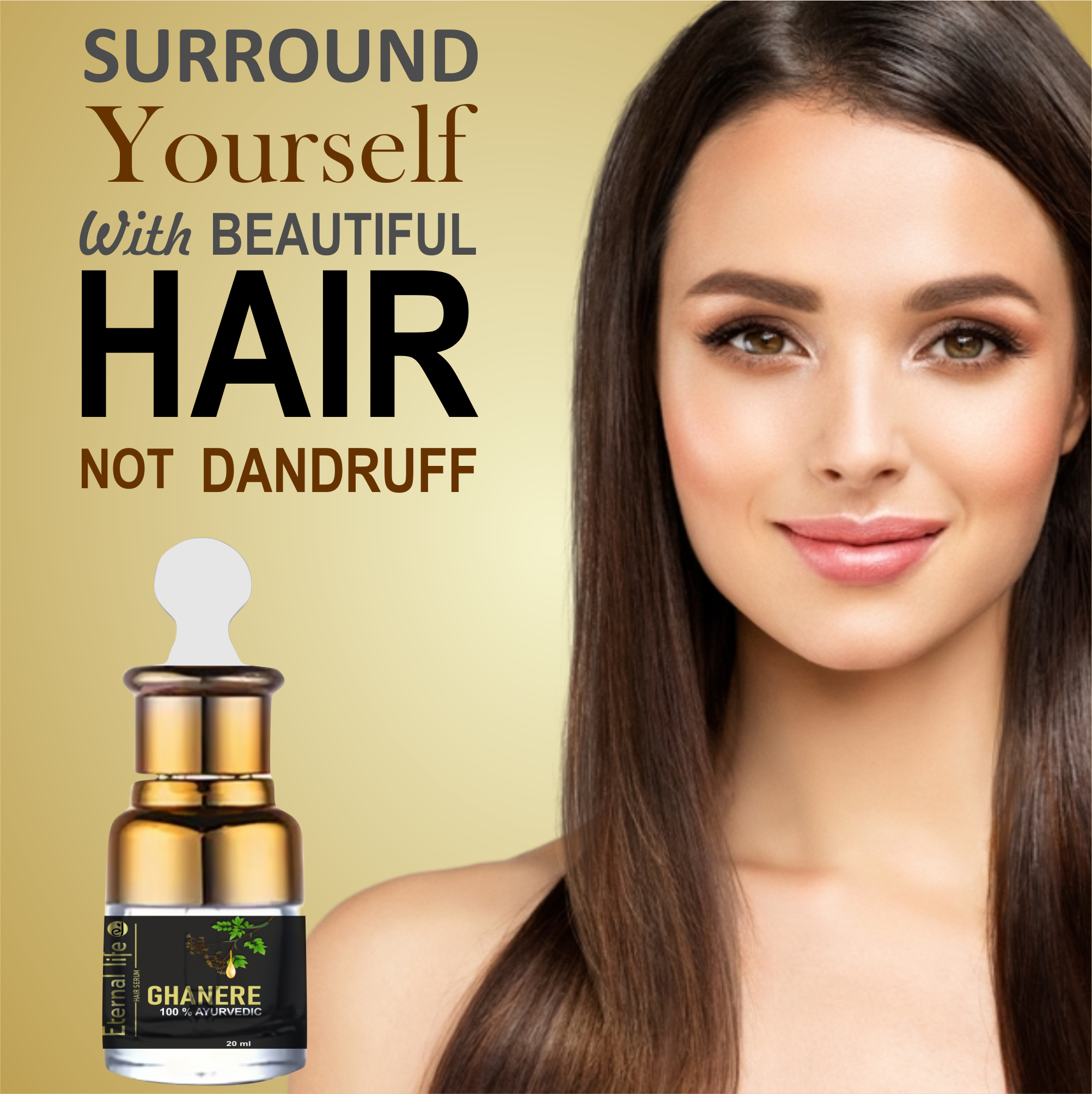 Eternal Life Ghanere Ayurvedic Hair Oil for Hair Growth