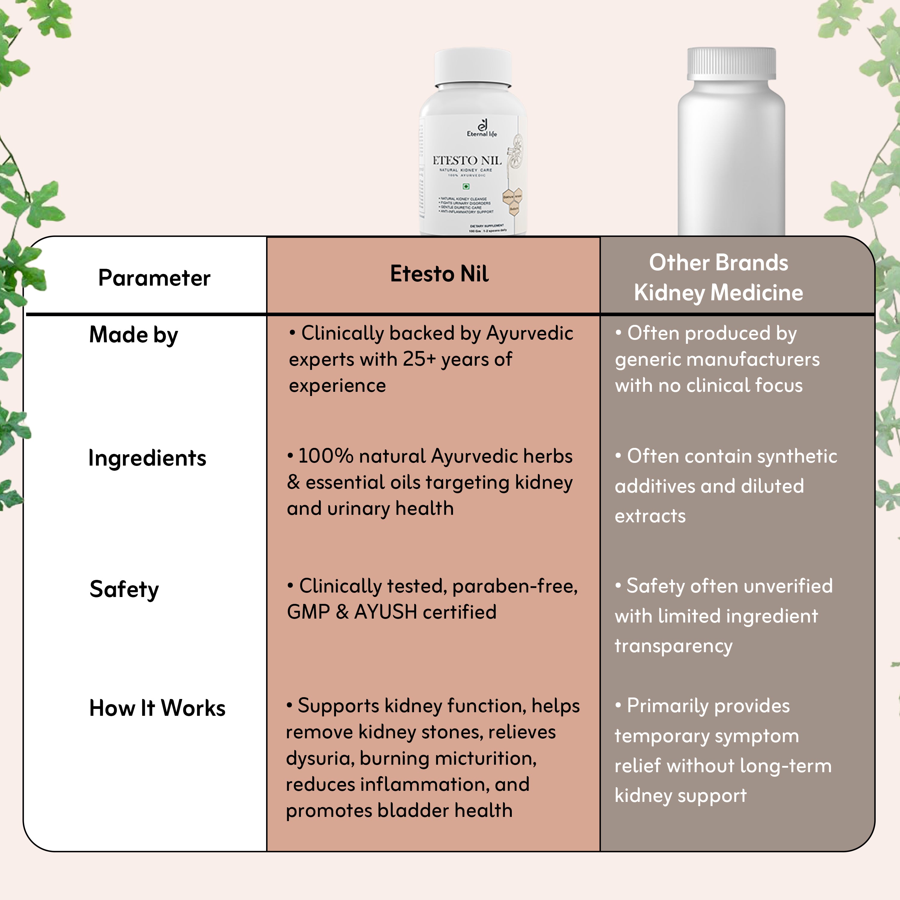 Etesto Nil - for Kidney & Prostate Health