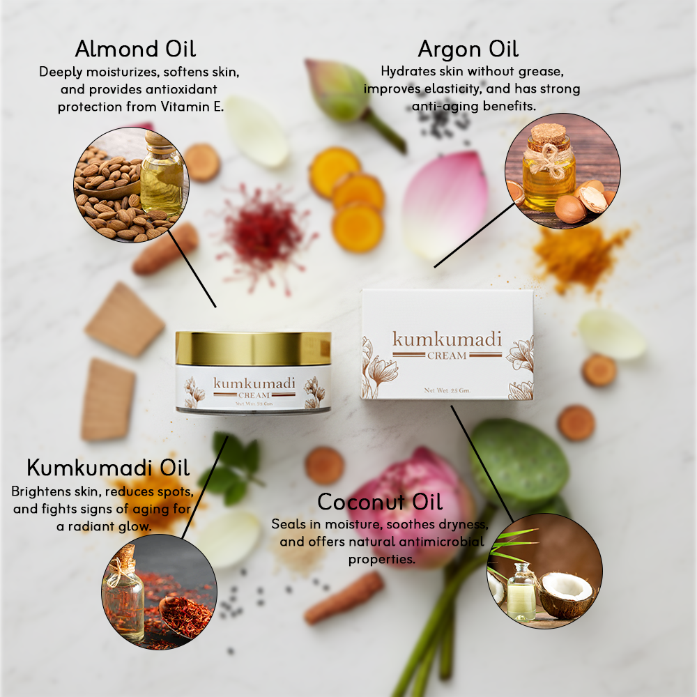 KumKumadi Face Cream - Dark Spot Removal Cream (20 GM)