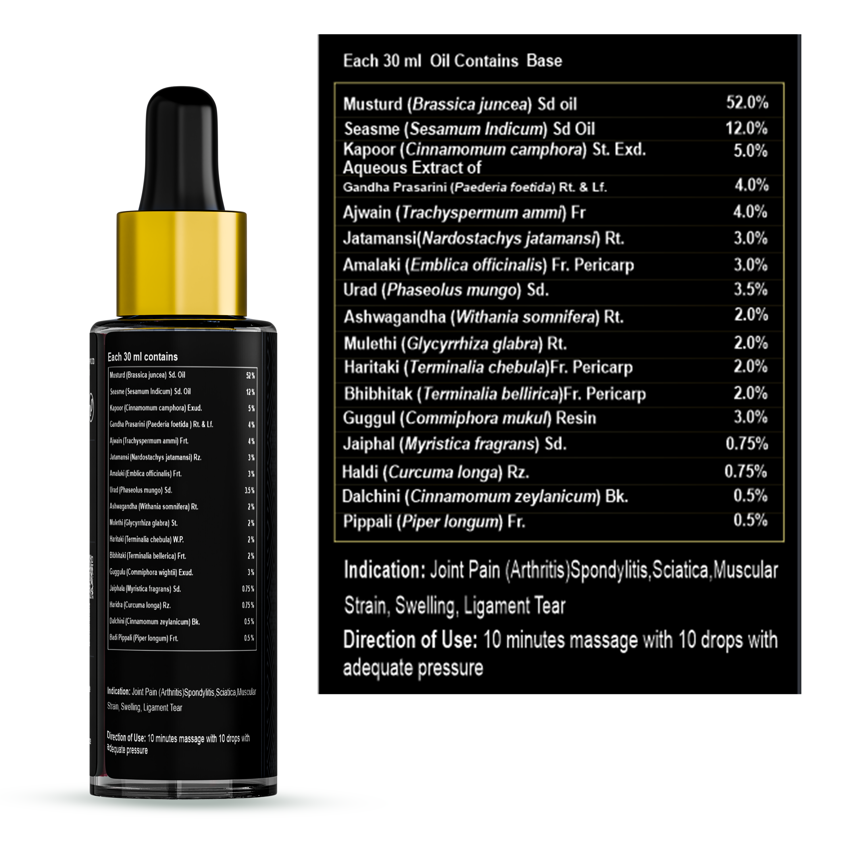 Bone Essential Oil - Pain Relief from Joint Pain (30 ML)