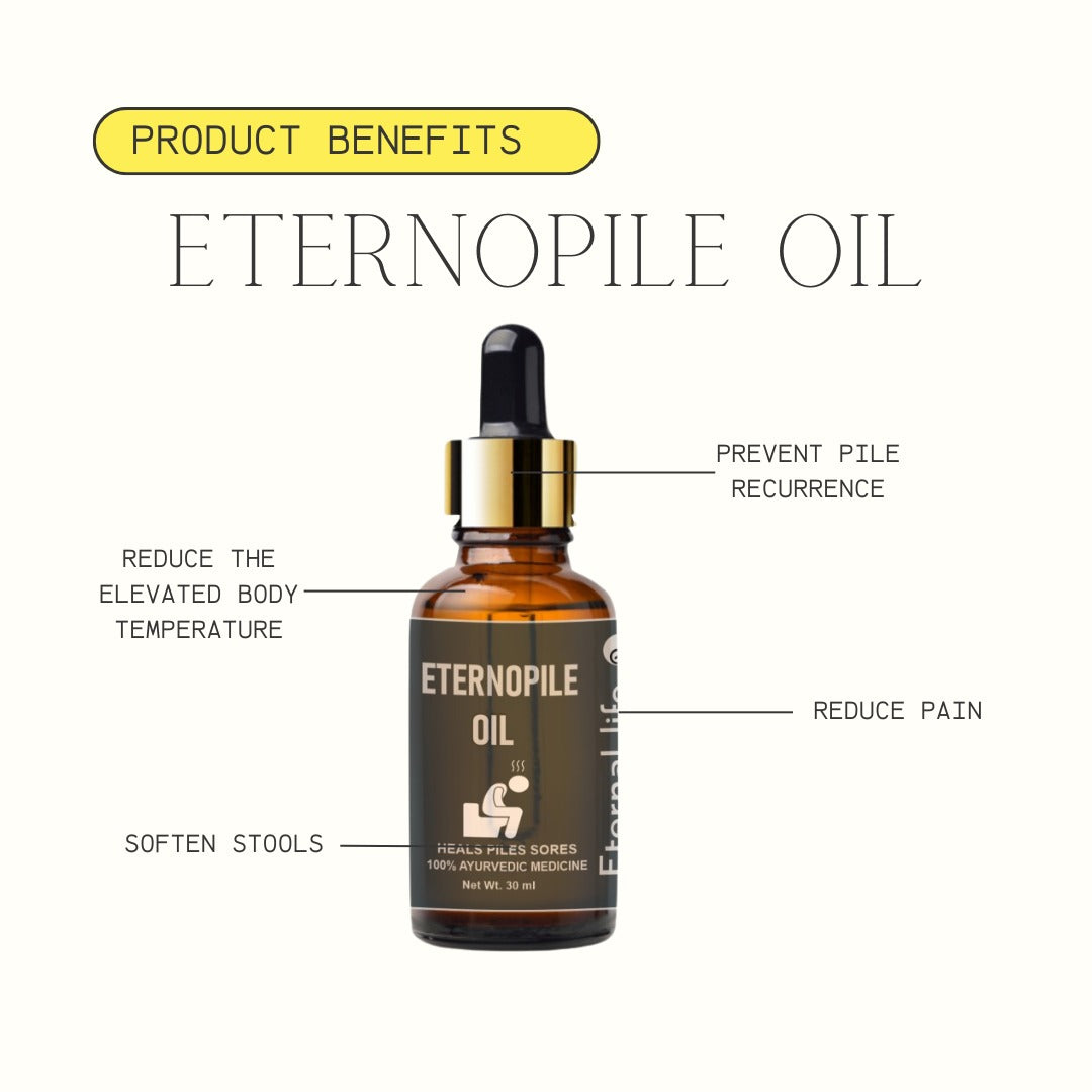 Eternal Life Eterno Pile Oil for Hemorrhoid Pain Relief