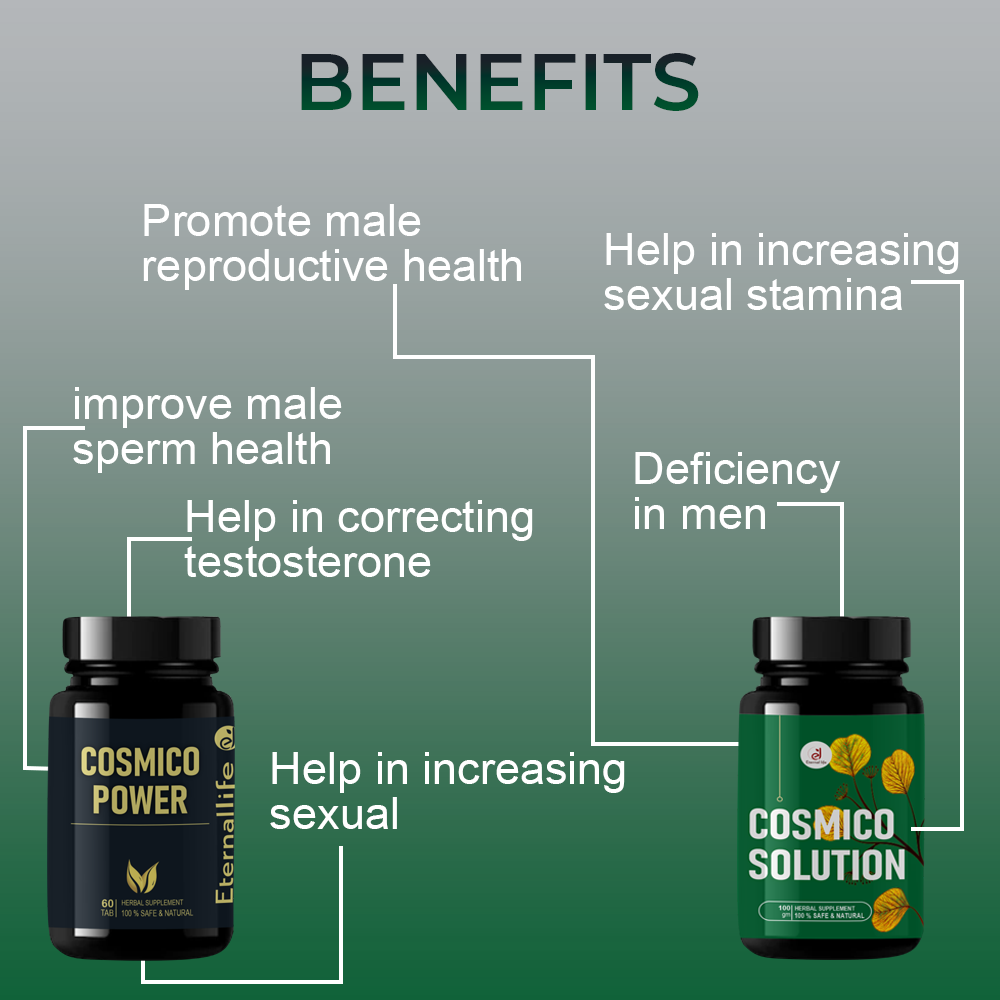 Eternal Life Cosmico Power & Solution for Men's Vitality