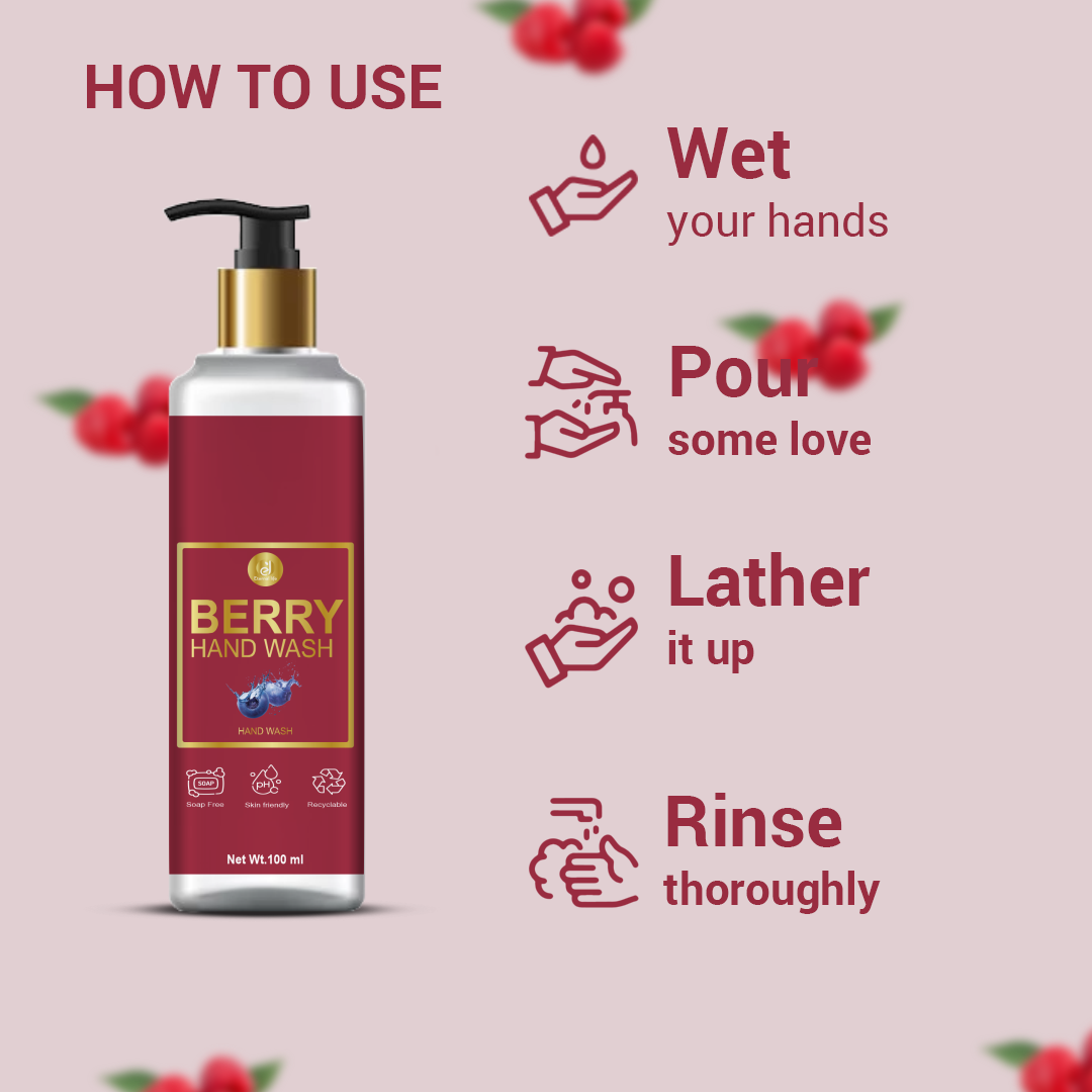 Eternal Life Herbal Berry Hand Wash - Moisturizing & Gentle