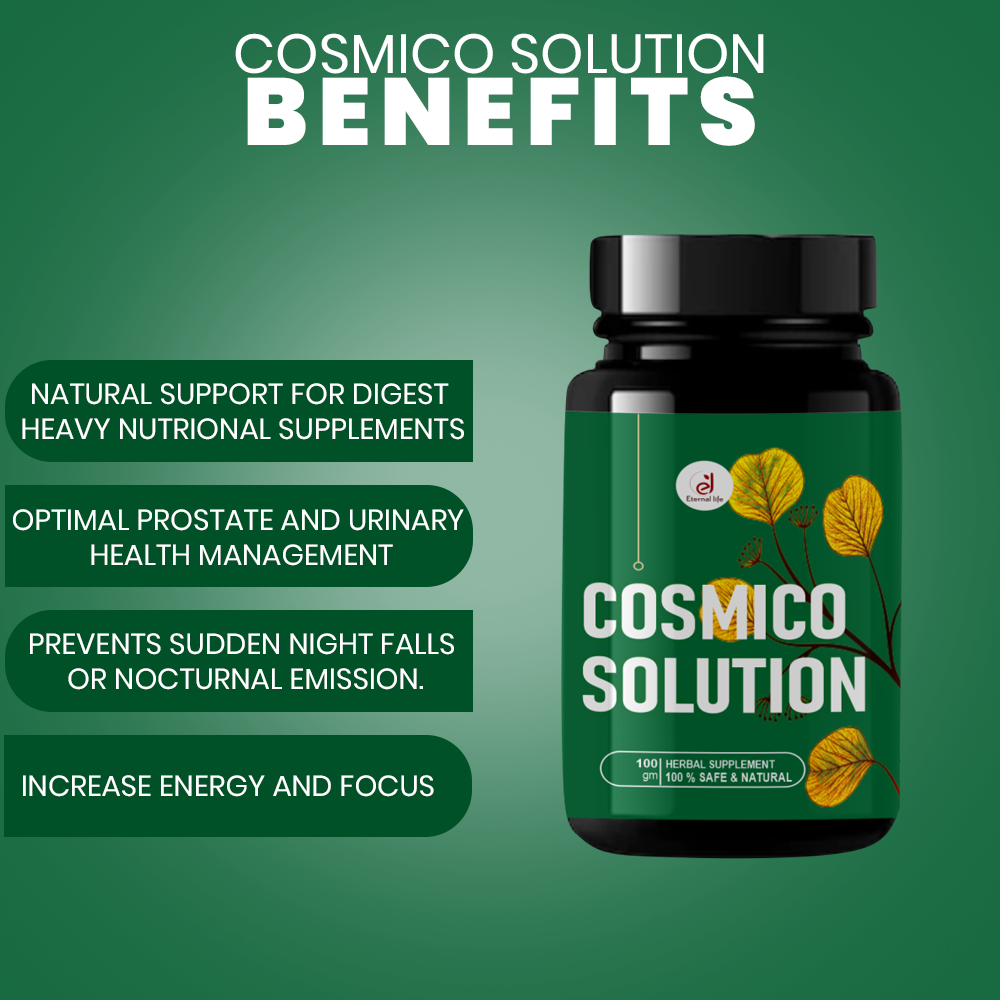 Eternal Life Cosmico Suprimo & Solution for Men's Health