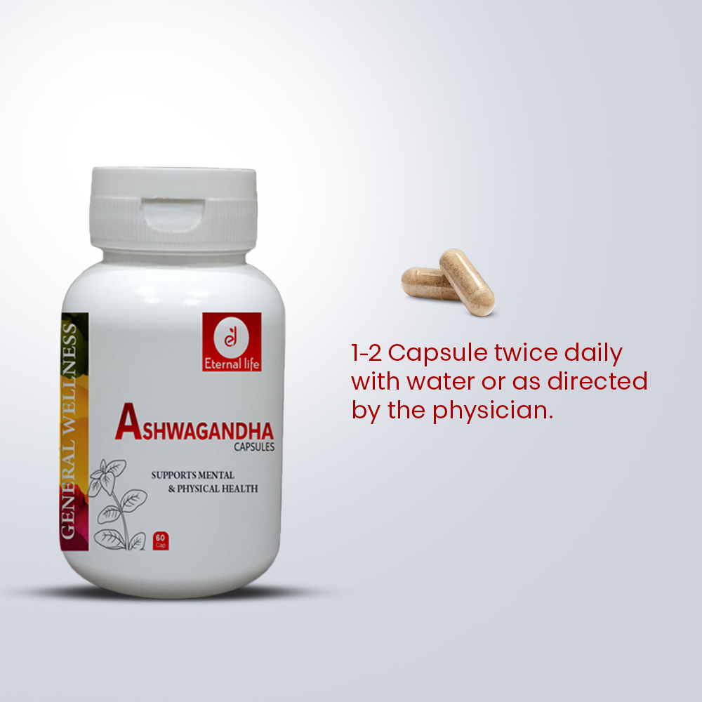 Eternal Life Ashwagandha Capsules - Stress & Energy Support