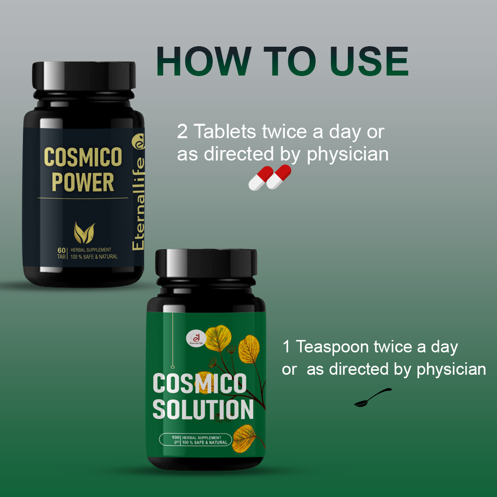 Eternal Life Cosmico Power & Solution for Men's Vitality