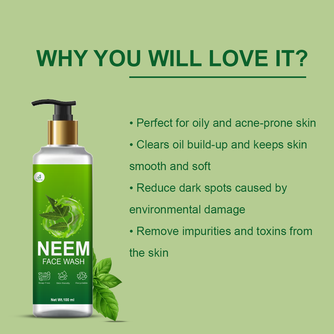 Eternal Life Neem Face Wash for Acne & Oily Skin