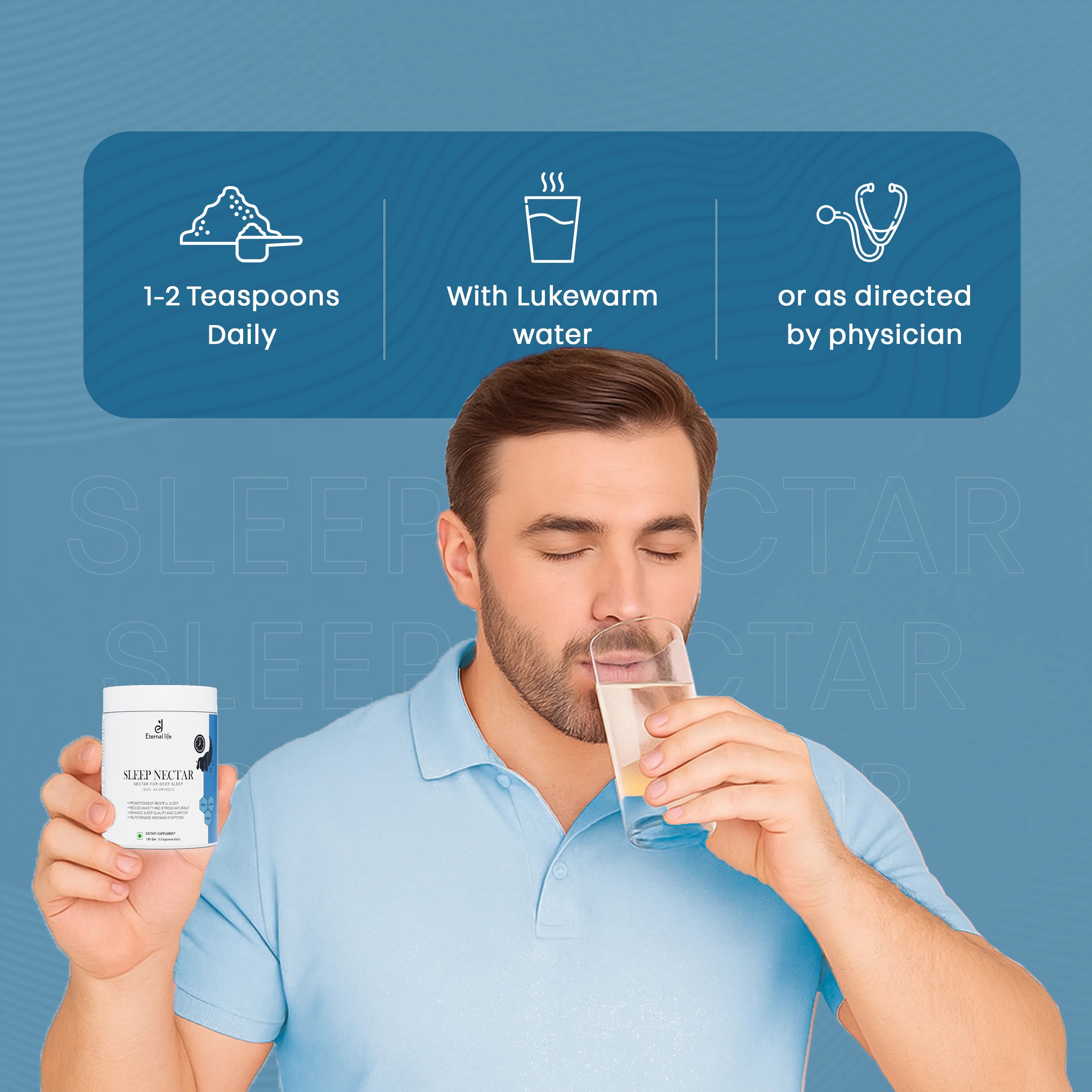 Sleep Nectar for Stress-For Restful Sleep (100 GM)