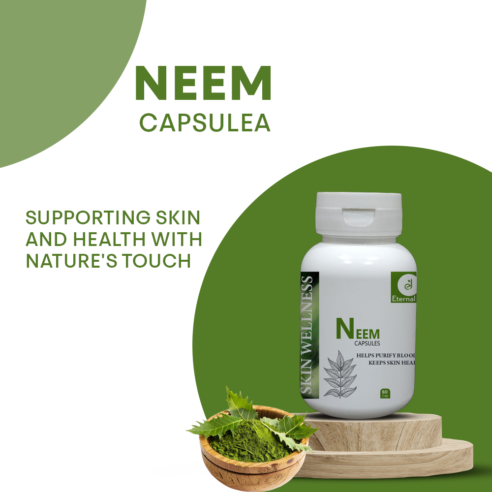 Eternal Life Neem Capsules - Skin & Blood Purifier