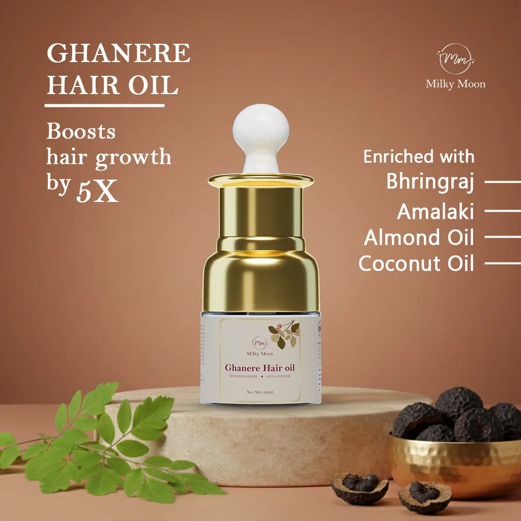 Ghanere Hair Oil – Natural Hair Growth & Anti Dandruff (20 ML)