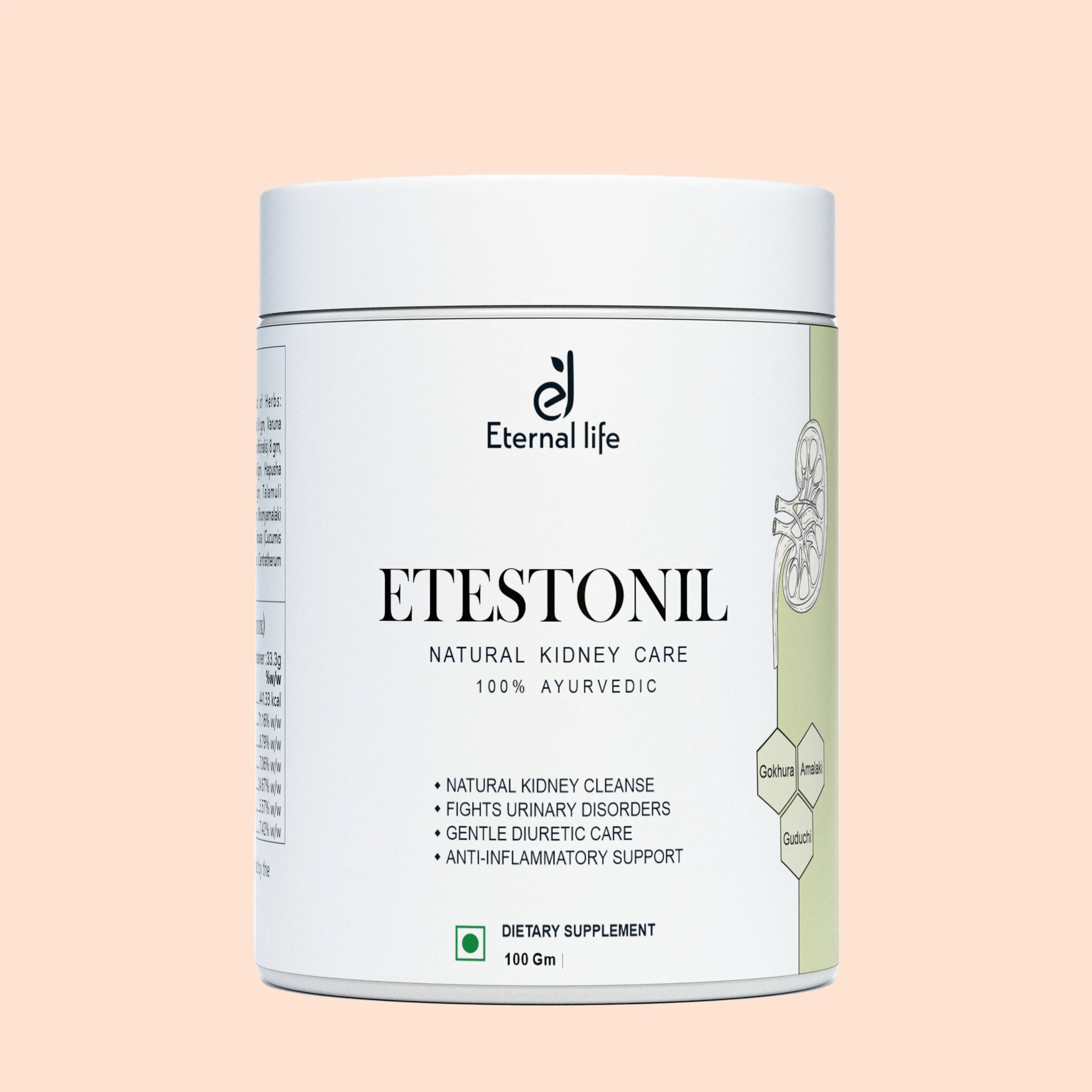 Etesto Nil  Powder – Relief for Kidney Stones & Kidney Function (100 GM)