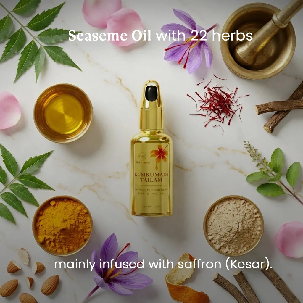 Kumkumadi Tailam Face Oil for Glowing Skin (10 ML)