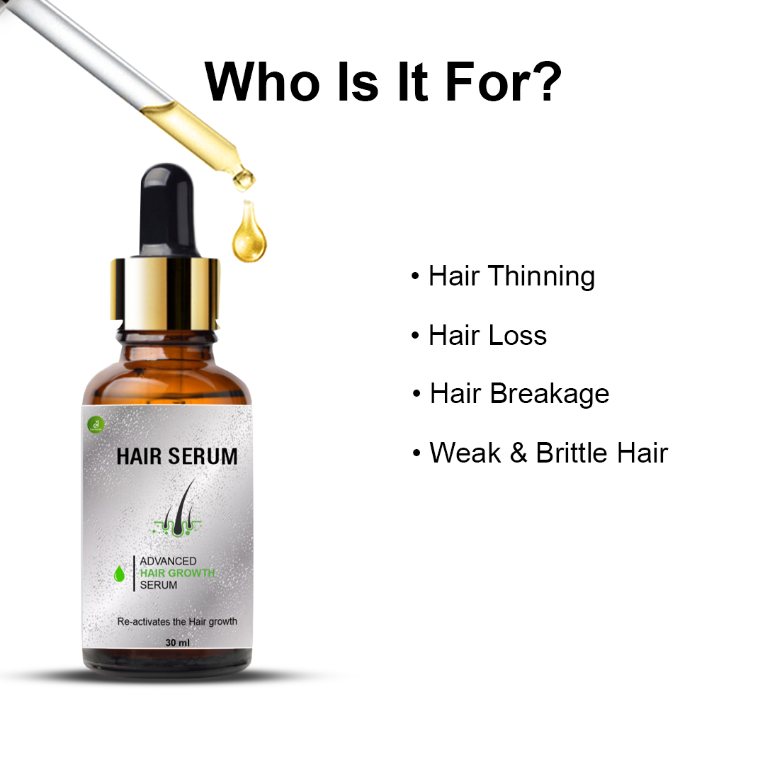 Eternal Life Ayurveda Hair Growth Serum for Strong, Shiny Hair