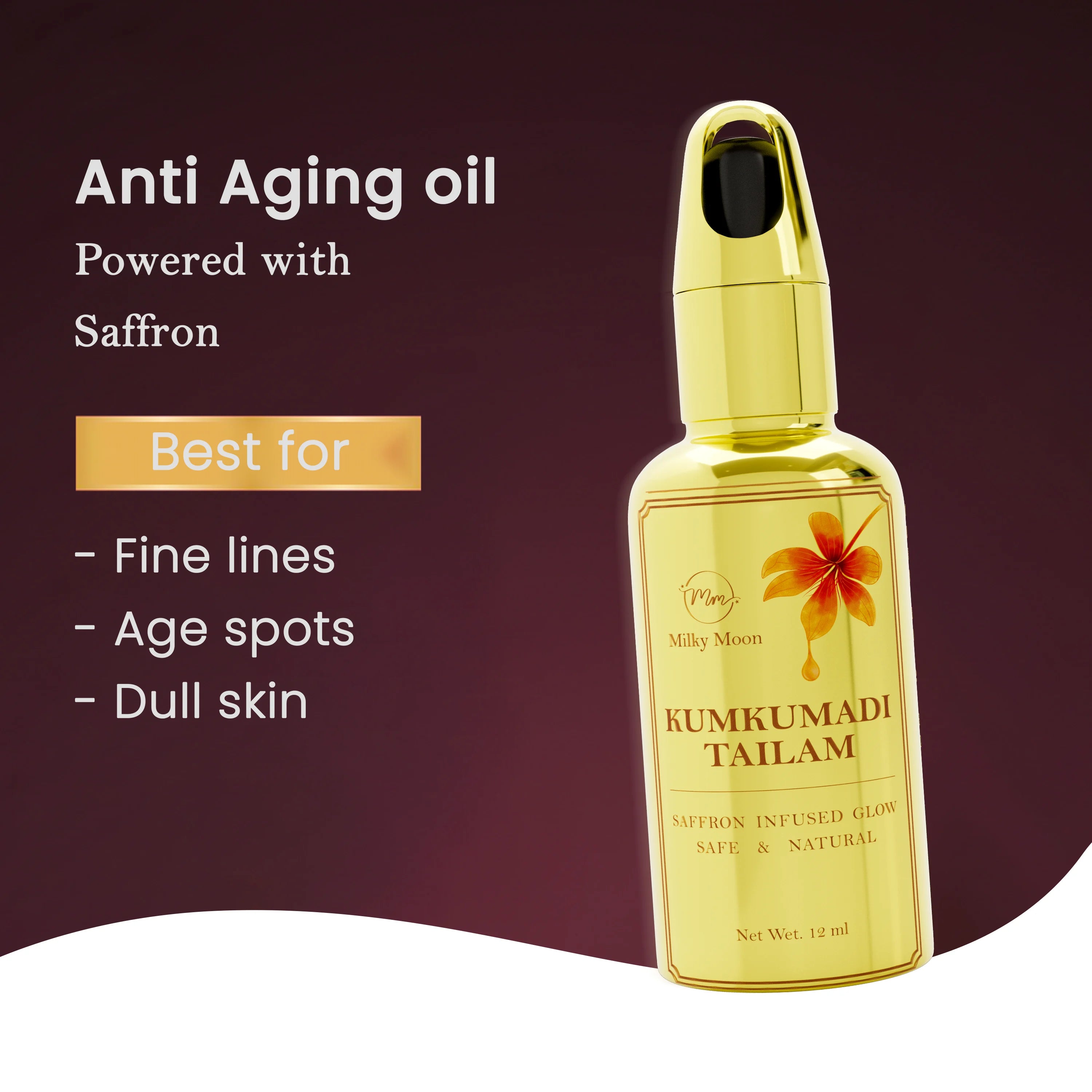 Kumkumadi Tailam Face Oil for Glowing Skin (10 ML)