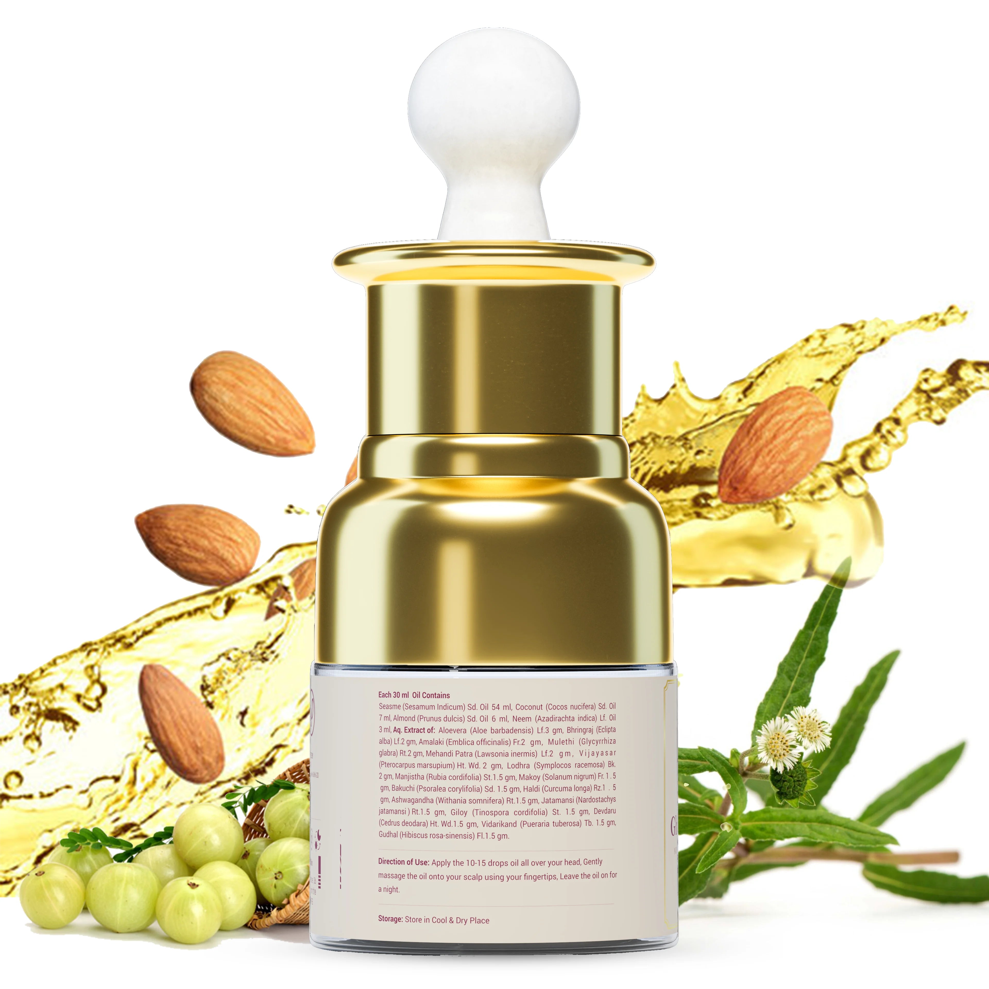 Ghanere Hair Oil – Natural Hair Growth & Anti Dandruff (20 ML)