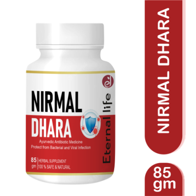 Eternal Life Nirmal Dhara Ayurvedic antibiotic Natural Bacterial protection Viral infection defense Herbal medicine Immune booster Antimicrobial prope