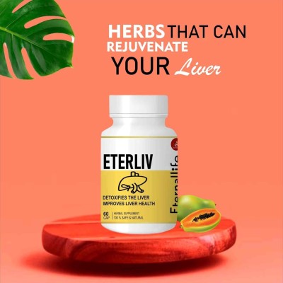 Eternal Life Liver Detoxification Fatty Liver Capsules Liver Health Support Bile Production Cholesterol Reduction Natural Ingredients Herbal Digestive