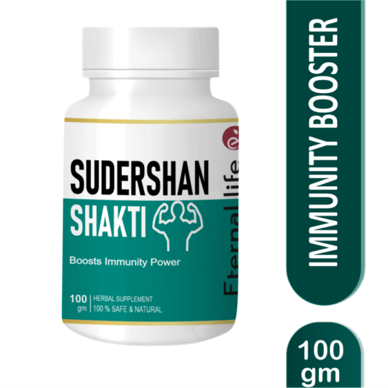 Eternal Life Sudershan Shakti Immunity booster Viral Bacterial defense Herbal immunity Energy booster Mental clarity vitality Natural Health Antibacte