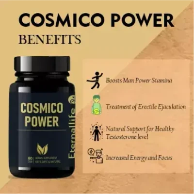 Testosterones booster Tablet for Men - Cosmico Power 60 Tab